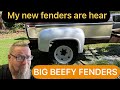 Huge step side fenders for my F600 Me-Haul truck