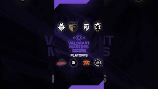Are you excited for the Playoffs of Masters Shanghai? Here is the initial schedule! #vctplayoffs