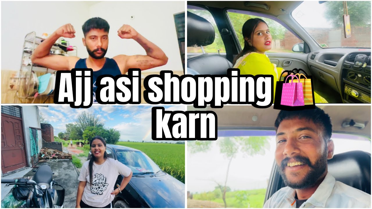 Ajj far gye shopping, 🛍️ Karna ￼ ta akash na ￼ Banai Maggi￼ 🍝 chk kro full vlog 