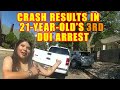 Bodycam DUI Arrest - Violent Crash Leads to 21-Year-Old's 3rd Drunk Driving Arrest