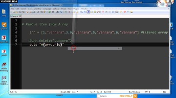 Ruby Remove item from Array Speak khmer