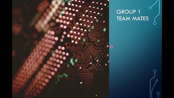 Computer Architecture Teaching Video | Group 1 | Programmed Input Output