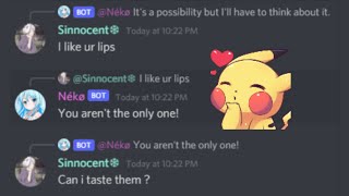 Damn, simping for bot!!