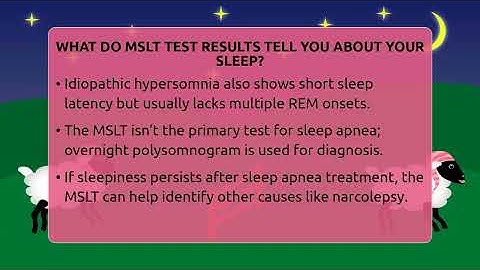 What Do MSLT Test Results Tell You About Your Sleep? - Sleep Apnea Support Network