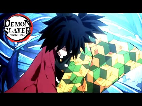 Giyu Saves Tanjiro And Kills Rui | Demon Slayer (ENGLISH DUB)