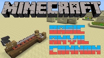Minecraft - Basic Anvil Cannon