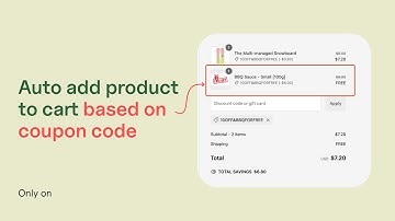 Auto-Add Product to Cart based on Discount Code | Shopify Plus | Dollarlabs Tutorial