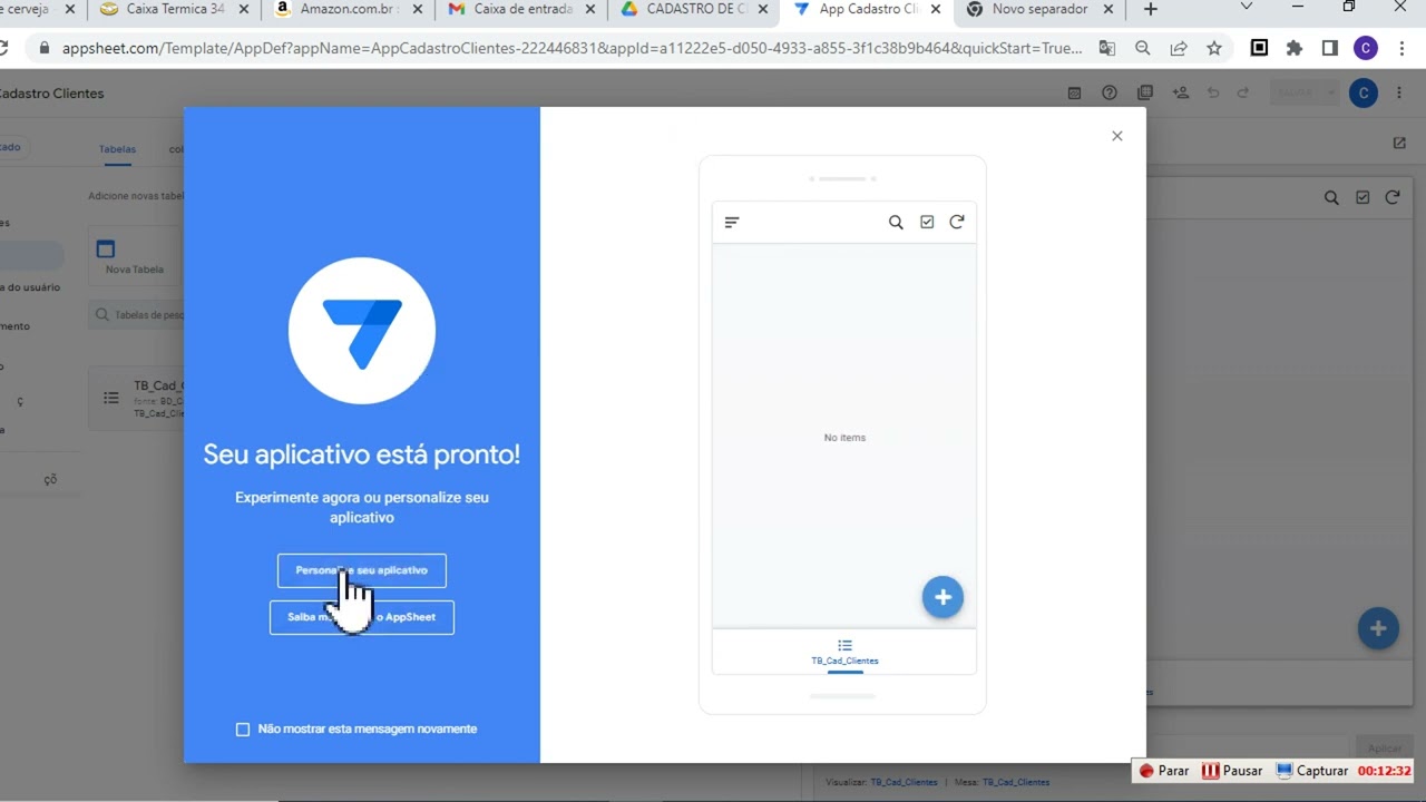 Como criar um aplicativo avançado em appSheet