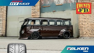1961 VW Bus by FB County wearing Falken Tires