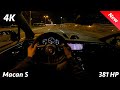 Porsche Macan S 2023 - Night POV drive &amp; FULL Review in 4K (Launch control 0-100 km/h)