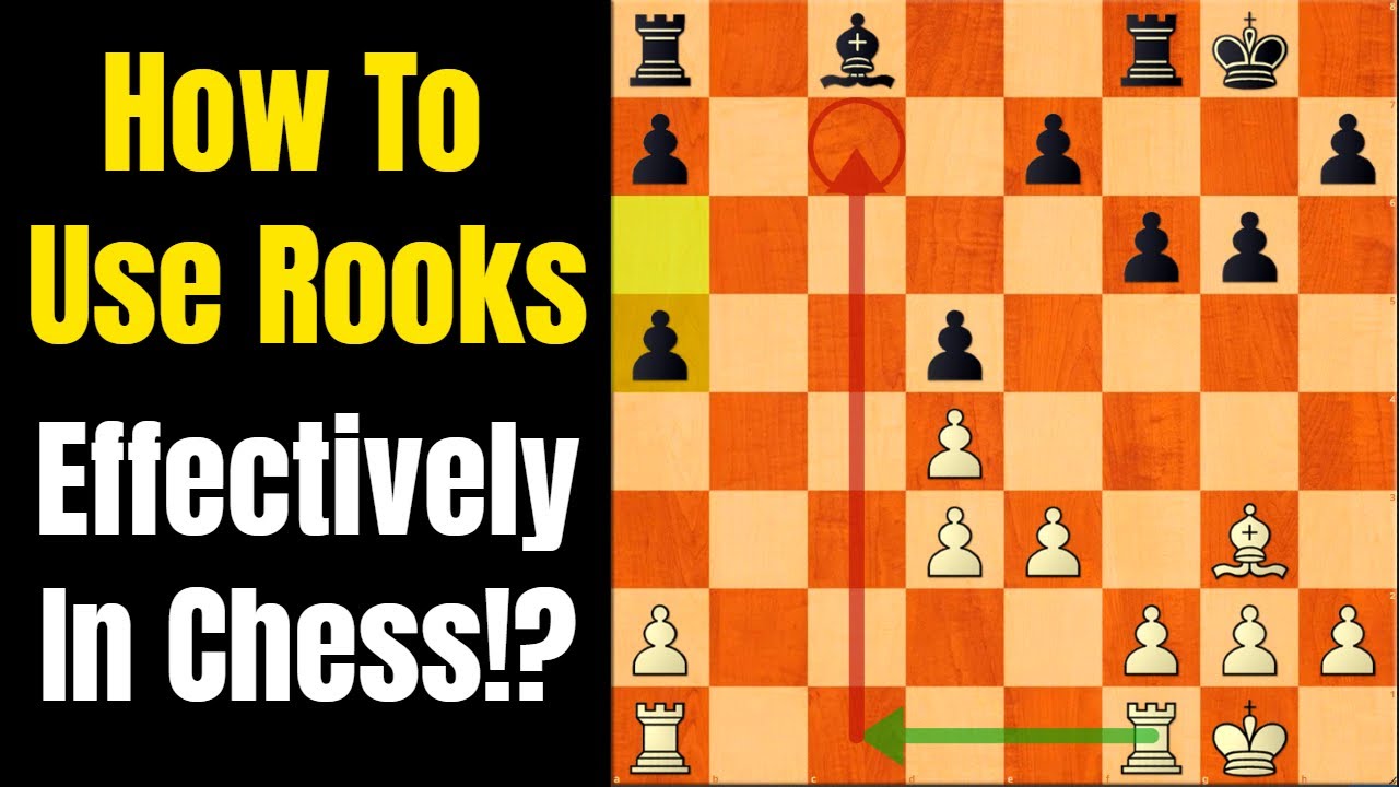 How To Use Rooks EFFECTIVELY In Chess? Winning Chess Strategy, Concepts and  Principles FOR BEGINNERS 