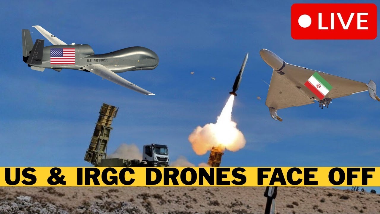 🚨 LIVE: Explosions At Iran’s Nuclear Site - US Drones Face Off With IRGC Drones