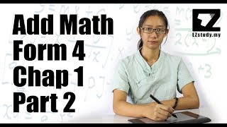 中文解释 - SPM高级数学 【Functions】  add maths form 4 chapter 1 part 2