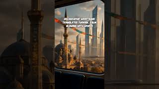 Pov Commuting In A Futuristic Ottoman Empire With Floating Maglevs & Quantum Bazaar