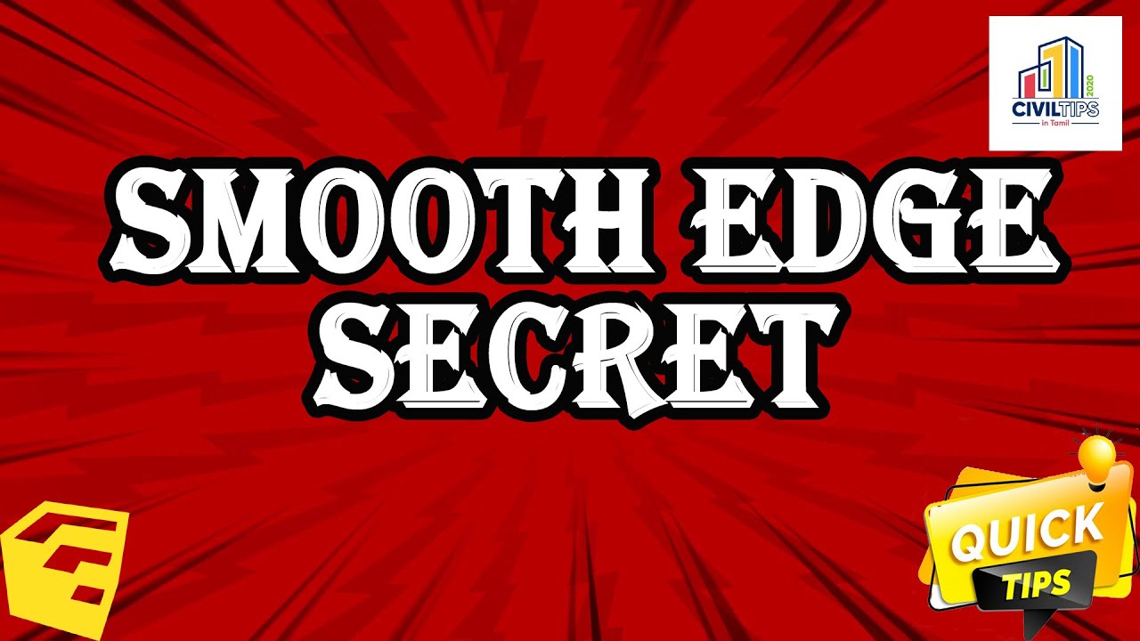 (தமிழ்) Using the Circle Tool for Smooth edges in Sketchup. YouTube