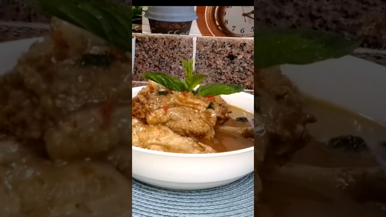 Authentic nigerian chicken pepper soup