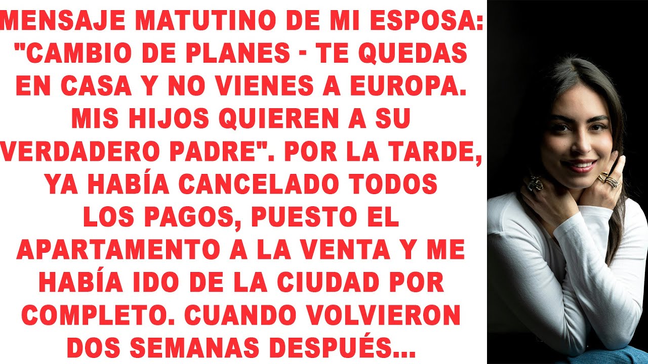 Mi esposa me dijo que me quedara en casa para su «papá de verdad», así que les quité la casa por...