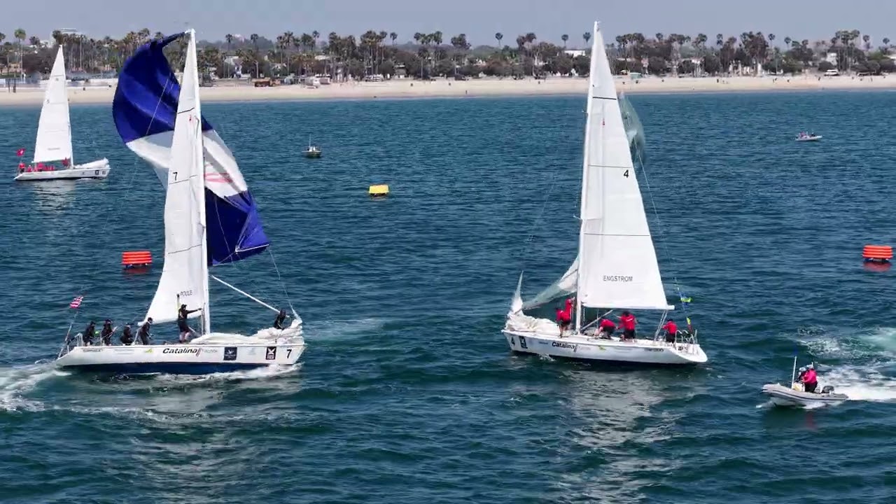 ⁣2026 Congressional Cup   Day 2   F10M4   Poole v Engstrom finish