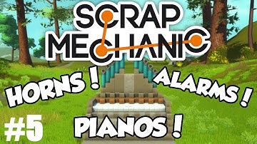Horn Quick Look and Builds! - Scrap Mechanic Alpha Gameplay / Let