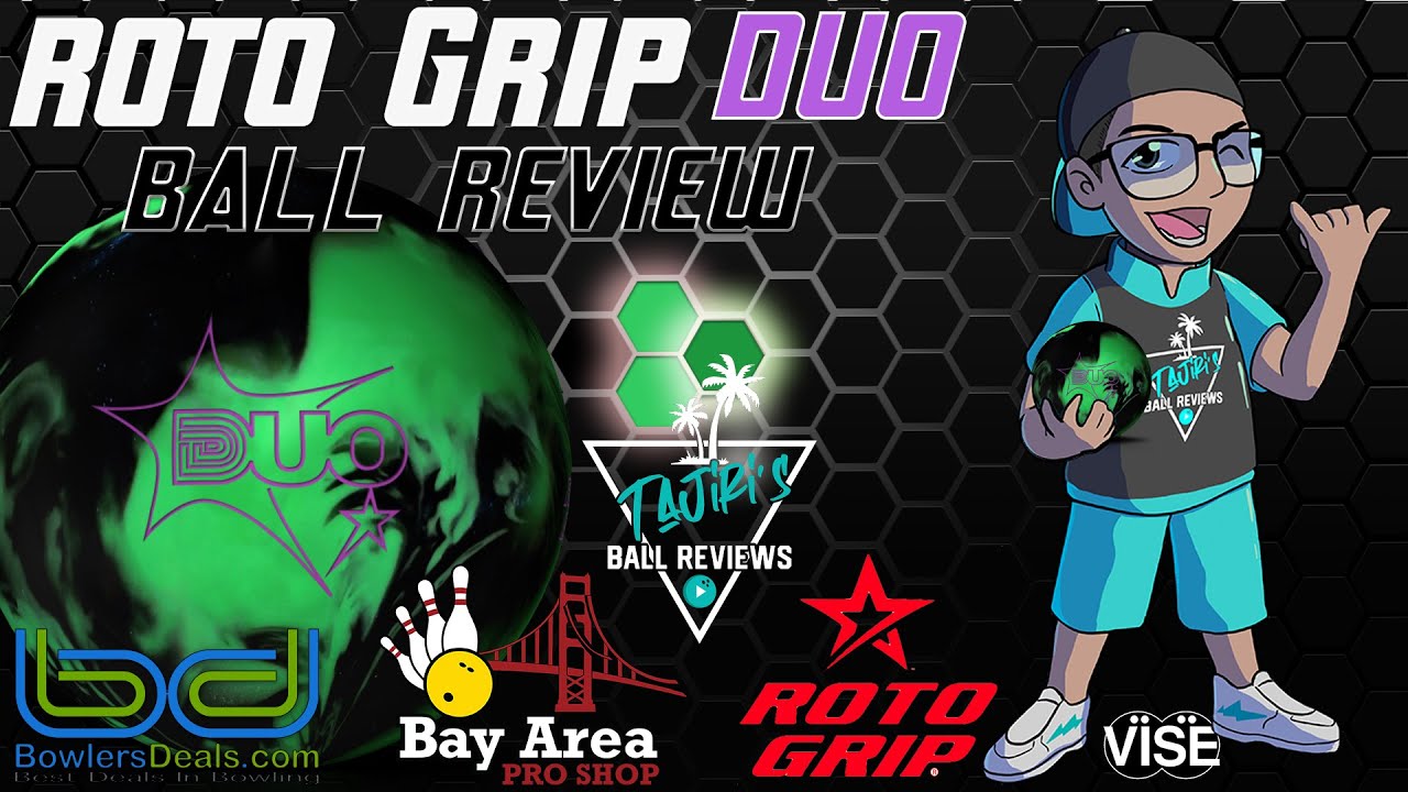 Roto Grip Duo... the Zen's brother?? Tajiri's Ball Reviews 4K YouTube