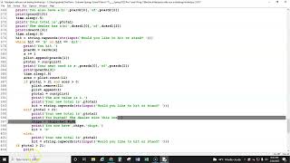 Python - Hint to Add Betting for BlackJack