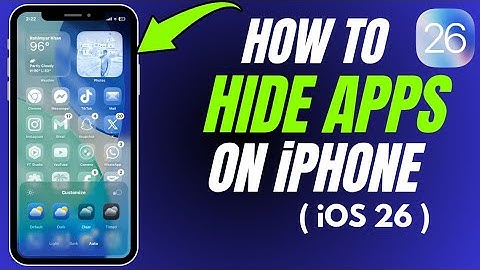Hoe apps op de iPhone te verbergen zonder ze te verwijderen! (IOS 26)