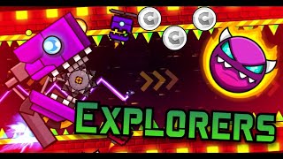 Explorers 100% by MathisCreator (Medium Demon) [All Coins] | GeometryDash 2.2