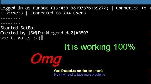 discord.py Tutorial | How to host your bot on Android | 100% working with proof |