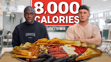 Eating London’s BIGGEST BREAKFAST *8,000 CALORIES*