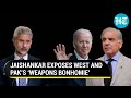 Jaishankar calls out West for backing ‘military dictator’ Pak; Defends India-Russia ties | Watch