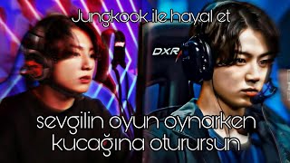 Jungkook ile hayal et || erkek arkadaşın sana oyun için bağırır || tek bölüm || Jeontae`