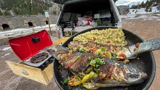 Risotto Rainbow Trout Catch And Cook Ft Cilantro And Sriracha