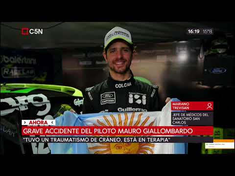 Grave accidente del piloto Mauro Giallombardo
