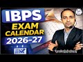 IBPS Calendar 2026 Out ! 🔴 IBPS Official Exam Dates 2026 - 2027 Out ! Details by Pankaj Raj Sir