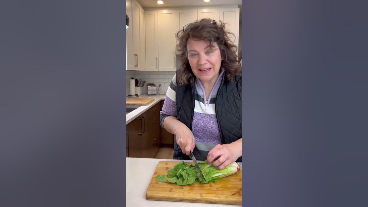 FAST - 🥬How to Prep & Wash a Whole Head of Romaine - YouTube