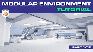 Blender TUTORIAL - Modular Environment for Game Engines