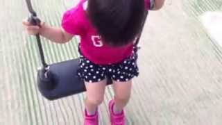 二条城公園　姫華遊ぶ＾＾　Nijo Castle　Ｐａｒｋ　It plays.