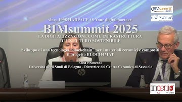 Blockchain per ceramica e compositi: il progetto BLOCH4MAT| Franzoni al BIMsummit 2025