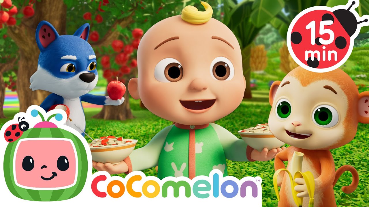 Making Fruity Snacks With JJ! | CoComelon Nursery Rhymes & Kids Songs | CoComelon Animal Time