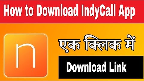 How to Download IndyCall App | IndyCall App Download Kaise Kare | Indy Call App