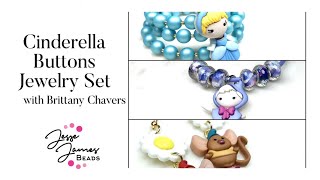 Disney Cinderella Button DIY Jewelry Tutorial Featuring @dressitupbuttonshop!