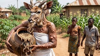 They turn into an antelope to destroy villagers crops but this happened #africanfolktales #story