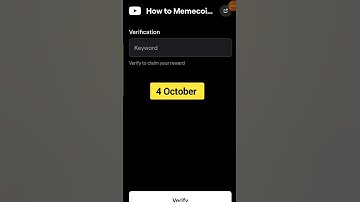 How To Memecoin - Blum New Video Code Today Task 4 October