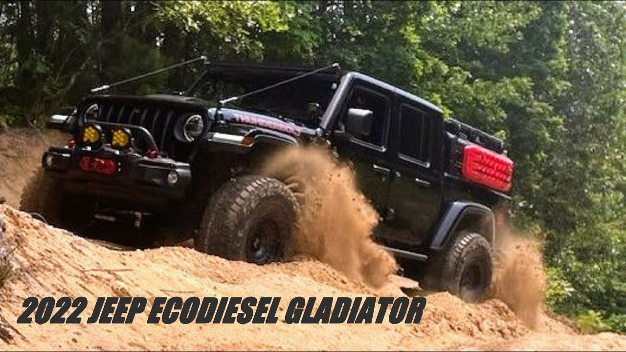 2022 Jeep Gladiator EcoDiesel Shake down run  in 4K , Clayton 2.5 lift on 37's & Falcon 3.3's