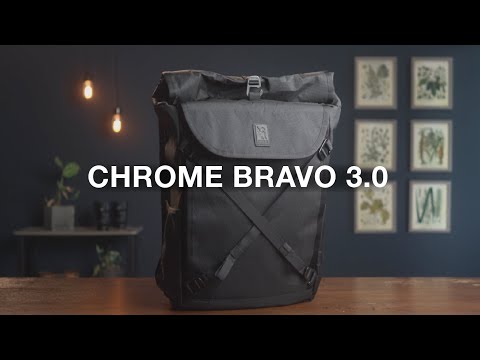 वीडियो: Chrome Industries Blckchrm 22X Bravo 3.0 बैकपैक समीक्षा