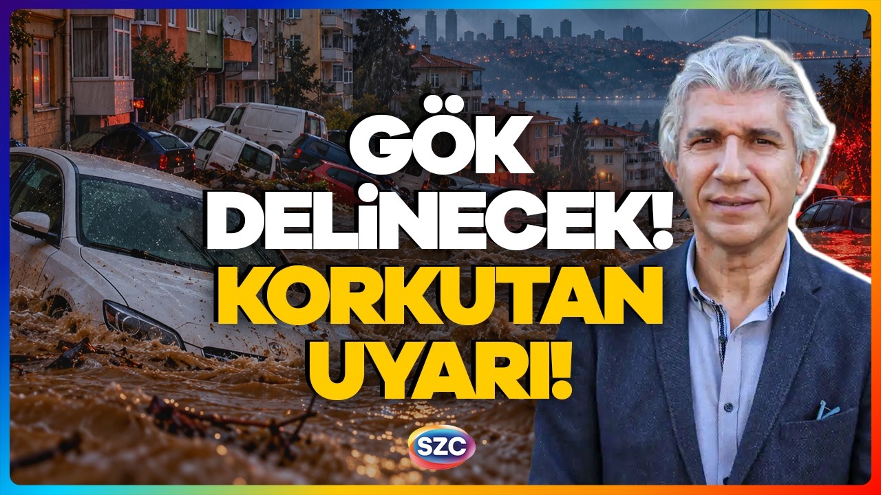 EVDEN ÇIKMAYIN! İstanbul ve 5 İl İçin Kırmızı Alarm! Meteoroloji Uzmanı Ahmet Köse'den Sel Uyarısı