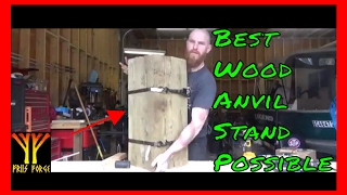 ✔ The Best Wood Anvil Stand Possible (1/2)