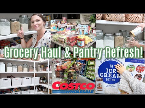 Large Costco Grocery Haul & Pantry Clean Out! Messy To Marvelous! Restocking Food & Feelin' Good!