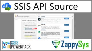 SSIS API Source - Read data from popular API Data Sources using predefined Connector File