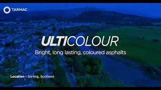 Ulticolour - Coloured asphalt cycleway for sustainable infrastructure project. Stirling, Scotland